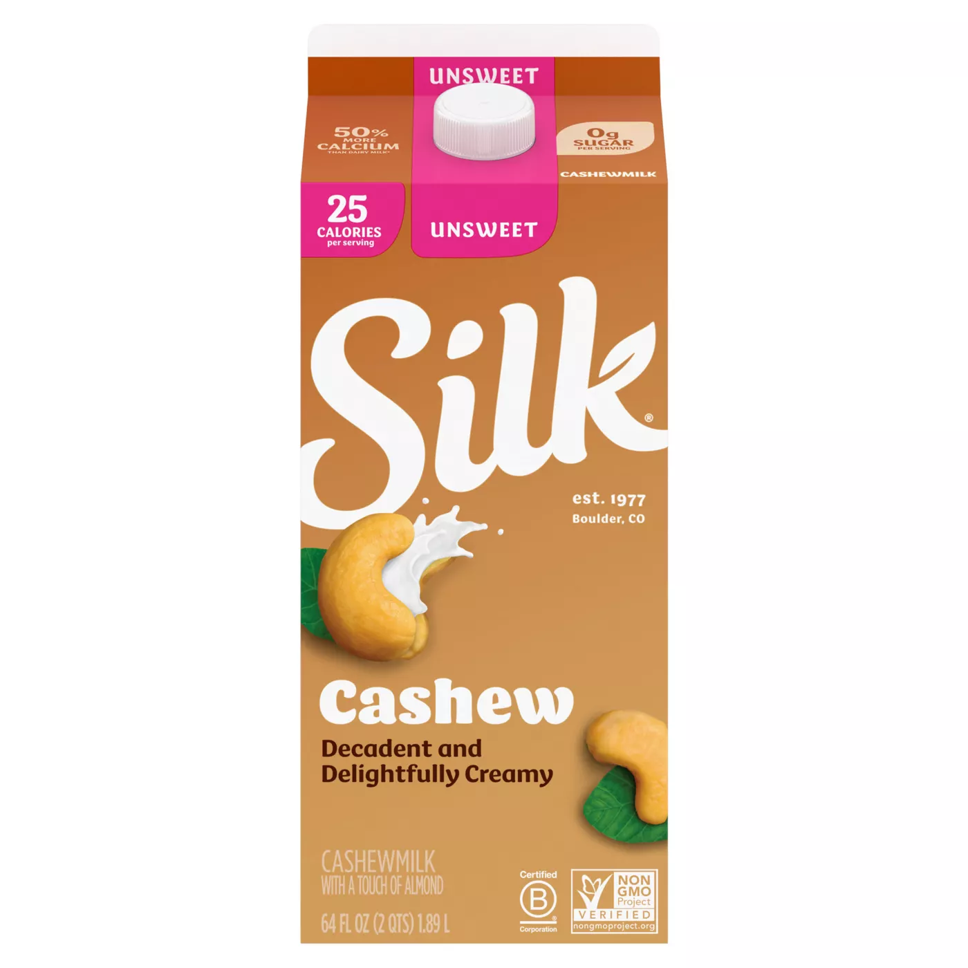 Silk Unsweetened Cashew Milk